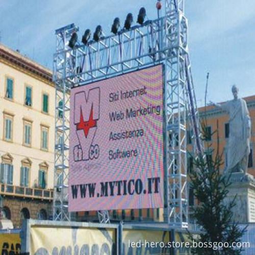 Slim Rental Mobile LED Display with Special Design, Aluminum Cabinet